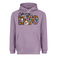 Lavender coffee İs mt love Heavyweight Hoodie - CowhideDigitalArt