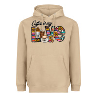Mushroom coffee İs mt love Heavyweight Hoodie - CowhideDigitalArt