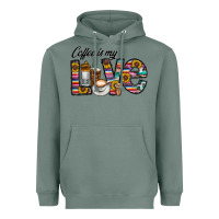 Sage coffee İs mt love Heavyweight Hoodie - CowhideDigitalArt
