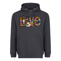Smoke coffee İs mt love Heavyweight Hoodie - CowhideDigitalArt