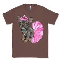Balerina French Bulldog With Tutu Classic Tee | Teevron