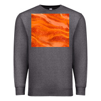 Charcoal Heather orange glitter Premium Sweatshirt - JahusDesignShop