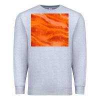 Heather Grey orange glitter Premium Sweatshirt - JahusDesignShop