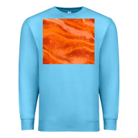 Ocean Blue orange glitter Premium Sweatshirt - JahusDesignShop