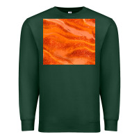 Sports Green orange glitter Premium Sweatshirt - JahusDesignShop