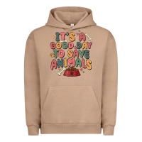 Pigment Burro it's a good day to save animals Urban Hoodie - MaliasSmallBusiness