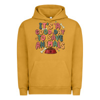 Pigment Peanut Butter it's a good day to save animals Urban Hoodie - MaliasSmallBusiness
