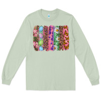 Matcha Western Easter Brushstrokes Long Sleeve Tee - RanaPortraitStore