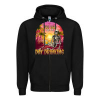 Black you had me at day drinking Zipper Hoodie - texasbilliewilder