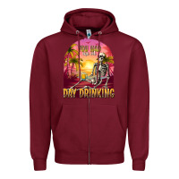 Burgundy you had me at day drinking Zipper Hoodie - texasbilliewilder
