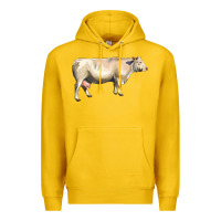 Lemon charolais cattle Premium Hoodie - LillyAllenDesigns
