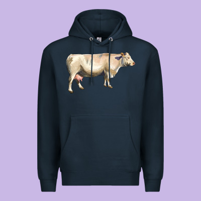 Charolais Cattle Premium Hoodie Designed By Lillyallendesigns