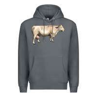 Rock charolais cattle Premium Hoodie - LillyAllenDesigns