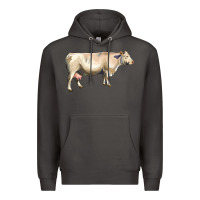 Smoke charolais cattle Premium Hoodie - LillyAllenDesigns