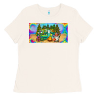 Bone hippie soul license plate Ladies Tee - BarkalooDesign