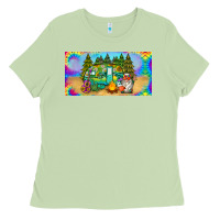 Matcha hippie soul license plate Ladies Tee - BarkalooDesign