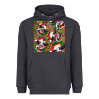 Smoke christmas leopard cow Heavyweight Hoodie - FaDigitalArtStudio