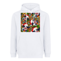 White christmas leopard cow Heavyweight Hoodie - FaDigitalArtStudio
