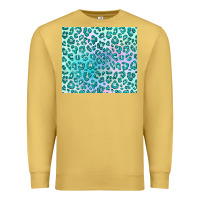 Antique Gold turquoise leopard glitter Premium Sweatshirt - JahusDesignShop