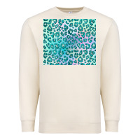 Sandshell turquoise leopard glitter Premium Sweatshirt - JahusDesignShop