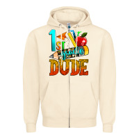 Sandshell 1st grade dude Zipper Hoodie - texasbilliewilder