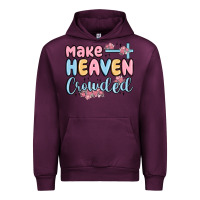 Mauve Wine make heaven crowded Urban Hoodie - MaliasSmallBusiness