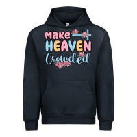 Navy make heaven crowded Urban Hoodie - MaliasSmallBusiness