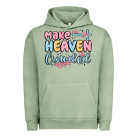 Pigment Oil Green make heaven crowded Urban Hoodie - MaliasSmallBusiness
