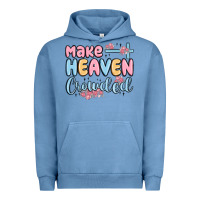 Pigment Pebble Blue make heaven crowded Urban Hoodie - MaliasSmallBusiness