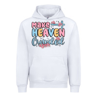 White make heaven crowded Urban Hoodie - MaliasSmallBusiness