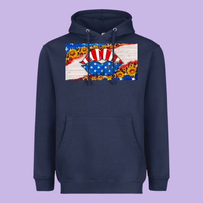 Usa Life License Plate Heavyweight Hoodie Designed By Hra Design Shop