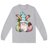 Moon Dust Easter Bunny Gnomes with Egg and Carrot Long Sleeve Tee - RanaPortraitStore