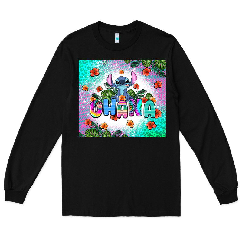 Ohana Stitch Long Sleeve Tee by AdoDesignShop | Teevron