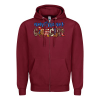 Burgundy american cowgirl Zipper Hoodie - Zillion Design Studio