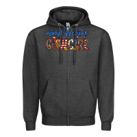Charcoal Heather american cowgirl Zipper Hoodie - Zillion Design Studio