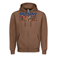 Chestnut american cowgirl Zipper Hoodie - Zillion Design Studio