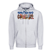 Heather Grey american cowgirl Zipper Hoodie - Zillion Design Studio