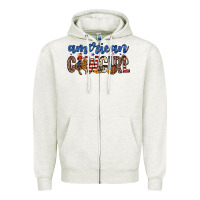 Oatmeal Heather american cowgirl Zipper Hoodie - Zillion Design Studio