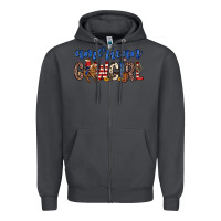 Smoke american cowgirl Zipper Hoodie - Zillion Design Studio