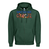 Sports Green american cowgirl Zipper Hoodie - Zillion Design Studio