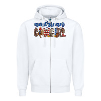 White american cowgirl Zipper Hoodie - Zillion Design Studio