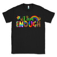 Black i am enough Classic Tee - texasbilliewilder