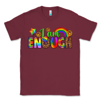 Burgundy i am enough Classic Tee - texasbilliewilder