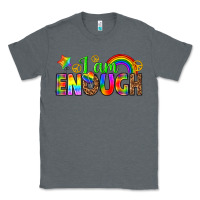 Charcoal Heather i am enough Classic Tee - texasbilliewilder