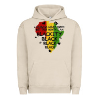 Pigment French Oak black black blackity Urban Hoodie - MaliasSmallBusiness