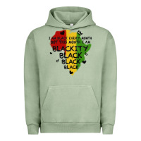 Pigment Oil Green black black blackity Urban Hoodie - MaliasSmallBusiness