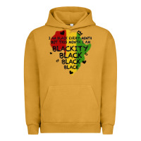 Pigment Peanut Butter black black blackity Urban Hoodie - MaliasSmallBusiness