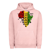 Pigment Salmon black black blackity Urban Hoodie - MaliasSmallBusiness