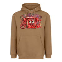 Toasted Coconut call me never Heavyweight Hoodie - RacoonDesign