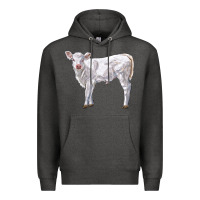 Charcoal Heather charolais calf Premium Hoodie - LillyAllenDesigns